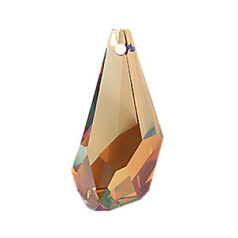 Swarovski Crystal Art.6015 21mm Polygon Drop - Crystal Copper