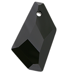 Swarovski Crystal Art.6670 24mm De-Art Pendant - Jet