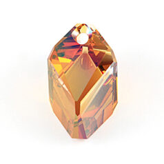 Swarovski Crystal Art.6650 22mm Cubist Pendant - Crystal Copper AB