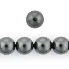 Art.5810 3mm Round Pearl - Black