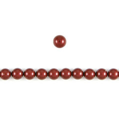 Art.5810 5mm Round Pearl - Bordeaux