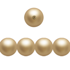 Art.5810 5mm Round Pearl - Vintage Gold
