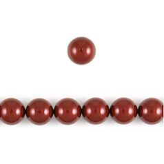 Art.5810 8mm Round Pearl - Bordeaux