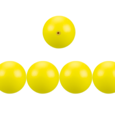 Art.5810 8mm Round Pearl - Neon Yellow