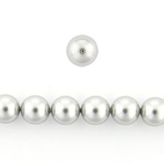 Swarovski Crystal Art.5810 9mm Round Pearl (hole size:0.9mm) - Light Grey