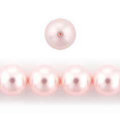 Swarovski Crystal Art.5810 9mm Round Pearl (hole size:0.9mm) - Rosaline