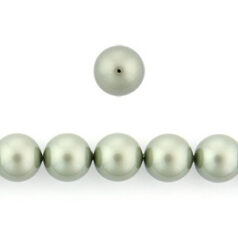 Swarovski Crystal Art.5810 10mm Round Pearl (hole size:0.9mm) - Powder Green