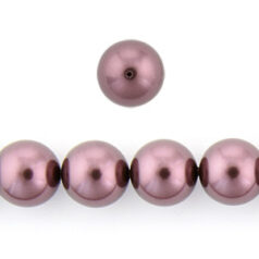 Art.5810 12mm Round Pearl - Burgundy