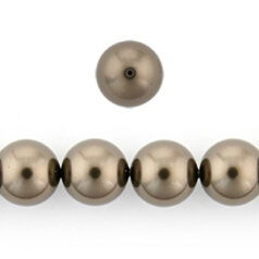 Art.5810 12mm Round Pearl - Brown