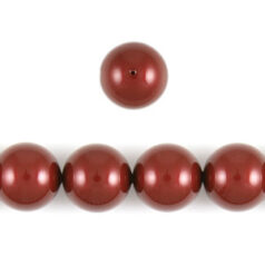 Art.5810 12mm Round Pearl - Bordeaux