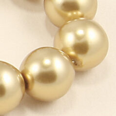 Art.5810 12mm Round Pearl - Light Gold