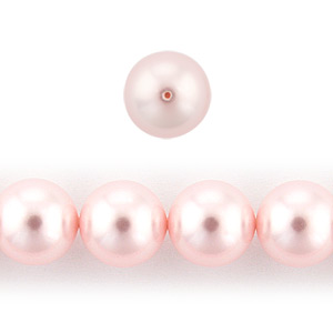 Art.5811 12mm Pearl (Large Hole) - Rosaline