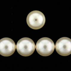 Art.5811 14mm Pearl (Large Hole) - Creamrose Light