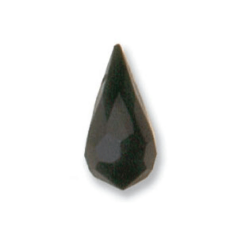 Preciosa Crystal Drop 18x9mm - Jet