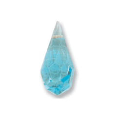 Preciosa Crystal Drop 18x9mm - Aquamarine
