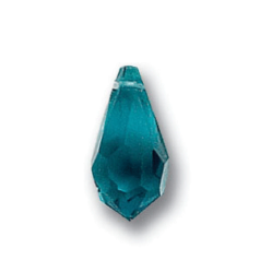 Preciosa Crystal Drop 18x9mm - Teal Green