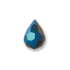 Preciosa Crystal Drop 15x9mm - Jet AB