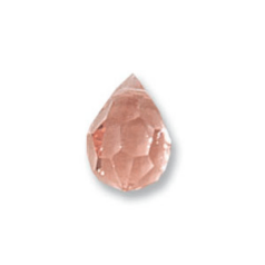 Preciosa Crystal Drop 15x9mm - Rosaline
