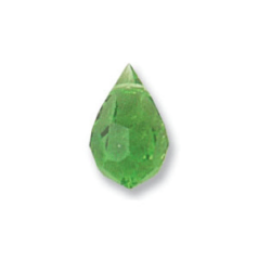 Preciosa Crystal Drop 15x9mm - Peridot