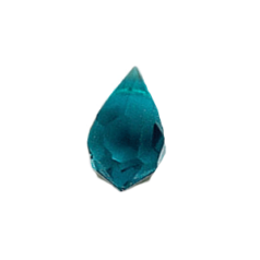 Preciosa Crystal Drop 15x9mm - Teal Green