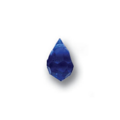 Preciosa Crystal Drop 10x6mm - Capri Blue