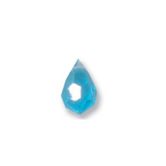 Preciosa Crystal Drop 10x6mm - Aqua