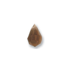 Preciosa Crystal Drop 10x6mm - Smoke Topaz
