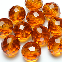 14mm Round - Light Topaz