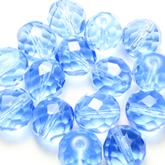 12mm Round - Lt. Sapphire