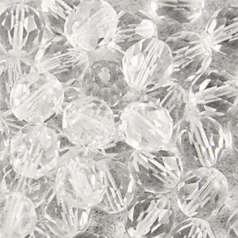 10mm Round - Crystal