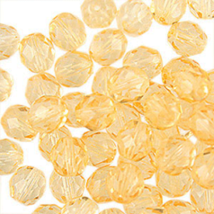 10mm Round Crystal Coloured - Pale Hyacinth