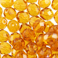 8mm Round - Light Topaz