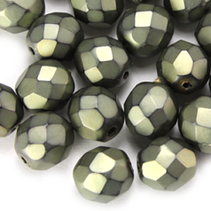 8mm Matte Pearl - Grey