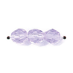 Bead, Czech firepolish, 6mm faceted round, ALEXANDRITE