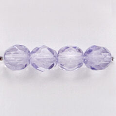 Bead, Czech firepolish, 6mm round faceted dipped, ALEXANDRITE
