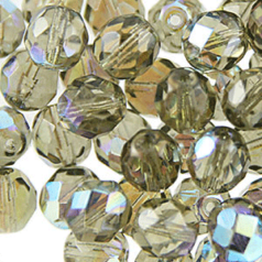 6mm Round - Black Diamond AB