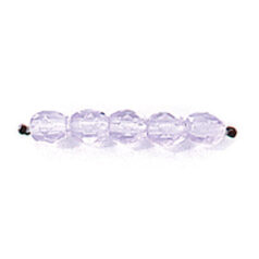 Bead, Czech firepolish, 4mm faceted round, ALEXANDRITE