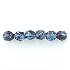 Bead, Czech firepolish, 4mm faceted round speckled, TEAL