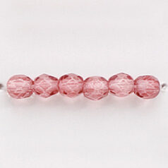 Bead, Czech firepolish, 4mm faceted round dipped, MAROON