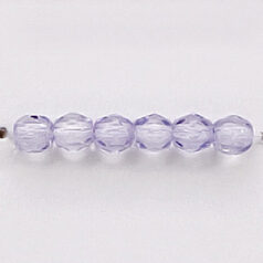 Bead, Czech firepolish, 4mm faceted round dipped, ALEXANDRITE
