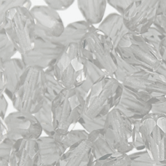 7x5mm Drop - Crystal