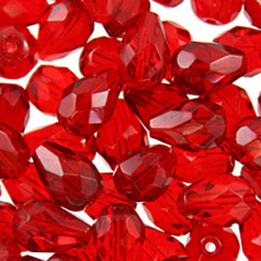 7x5mm Drop - Siam Ruby