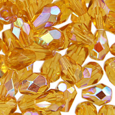 7x5mm Drop - Light Topaz AB