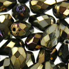10x7mm Drop - IRIS Brown