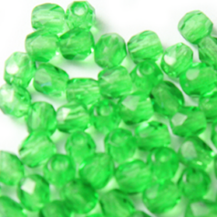 3mm Round - Light Emerald