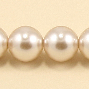 Czech Glass Pearl 10mm Round - Lt Bronze