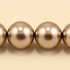 Czech Glass Pearl 10mm Round - Bronze