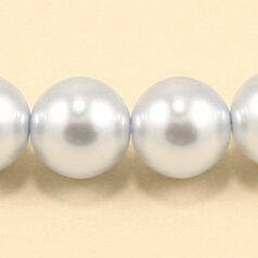 Czech Glass Pearl 10mm Round - Lt Blue