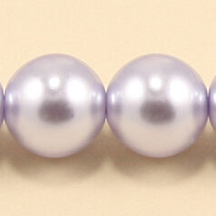 Czech Glass Pearl 12mm Round - Lt Purple