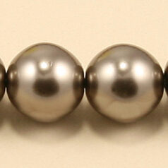 Czech Glass Pearl 12mm Round - Dark Bronze